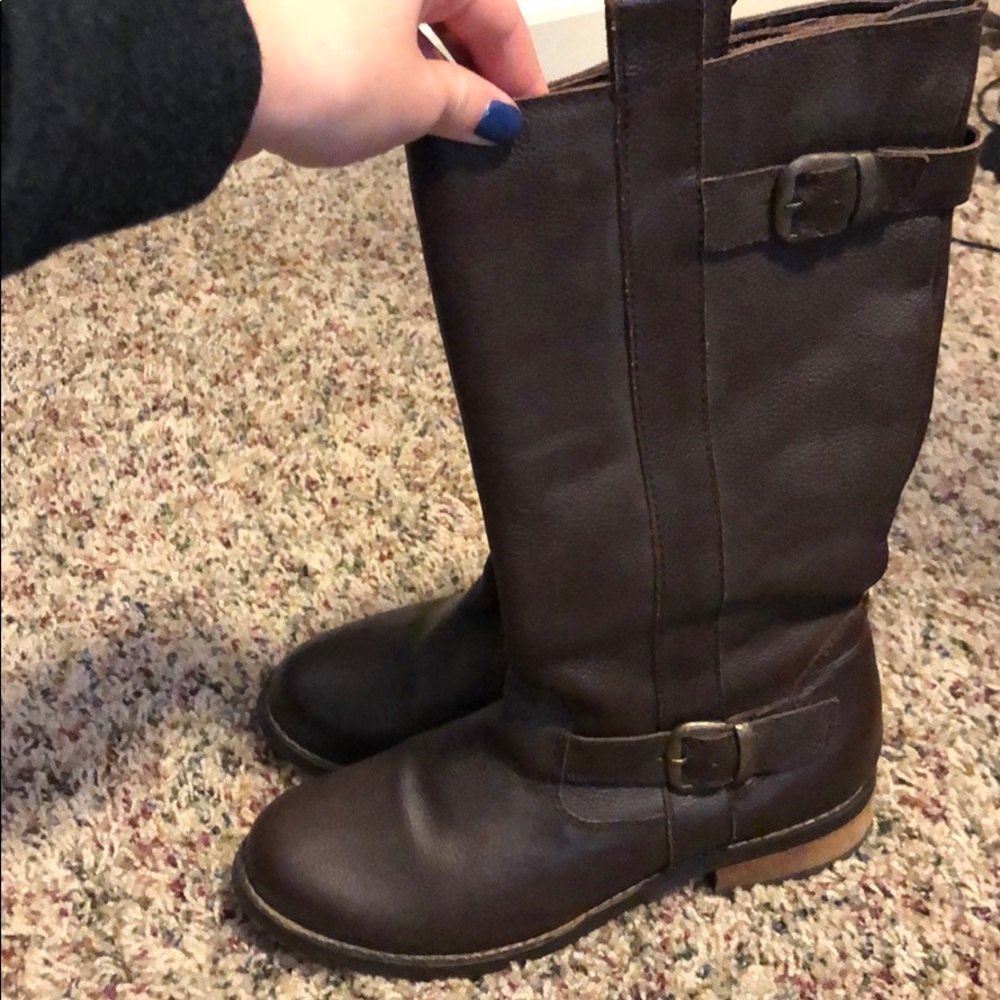 Mid calf boots